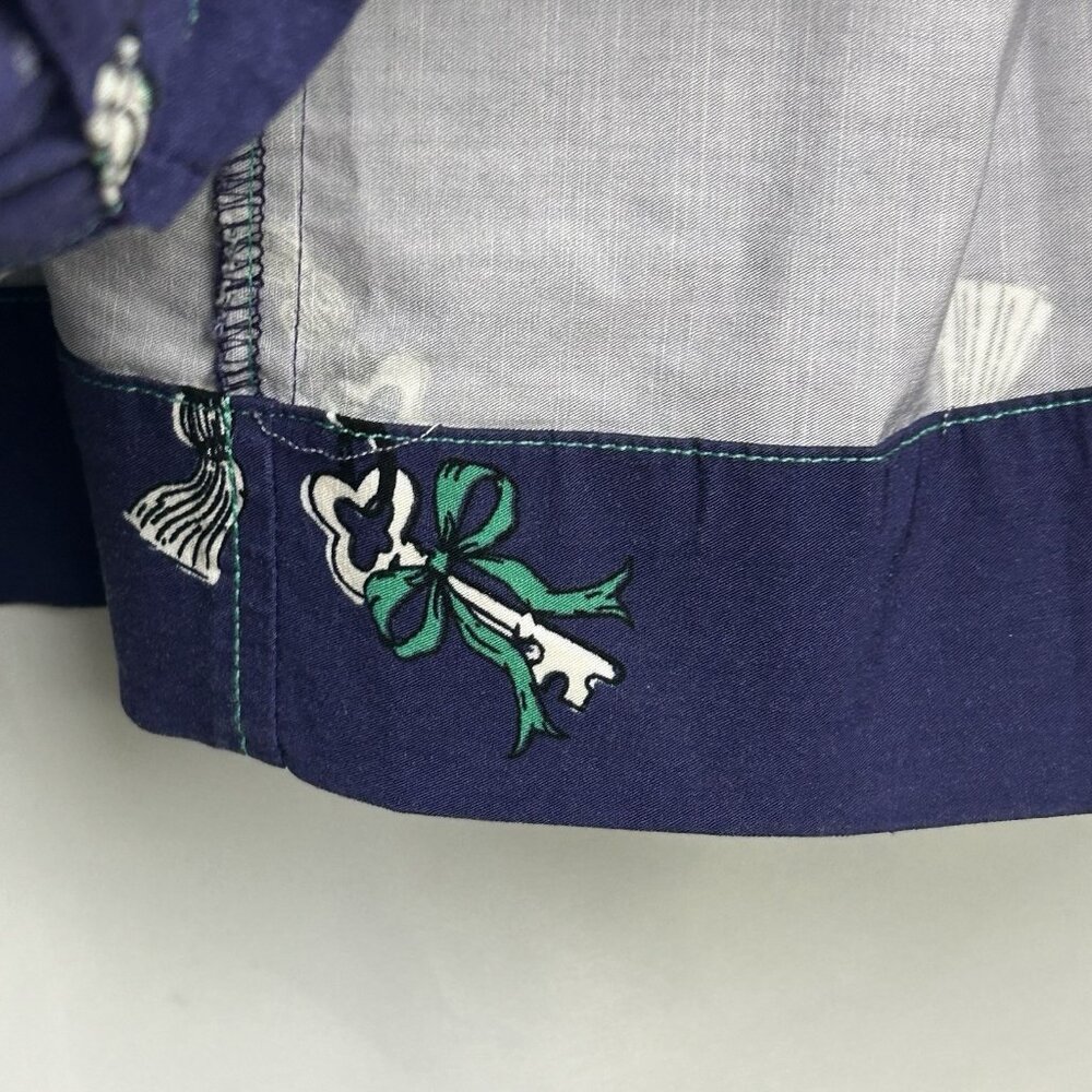 Maeve Anthropologie Women’s Large The Amelia Navy Collared Mini Dress NWT $148 - Picture 14 of 16